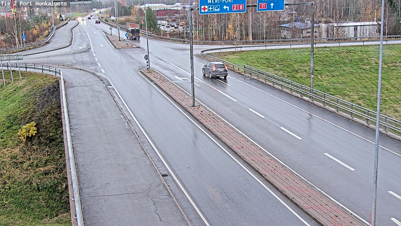 Kelikamerat Kuva Tie 2 Pori, Honkaluoto, Pori, Satakunta