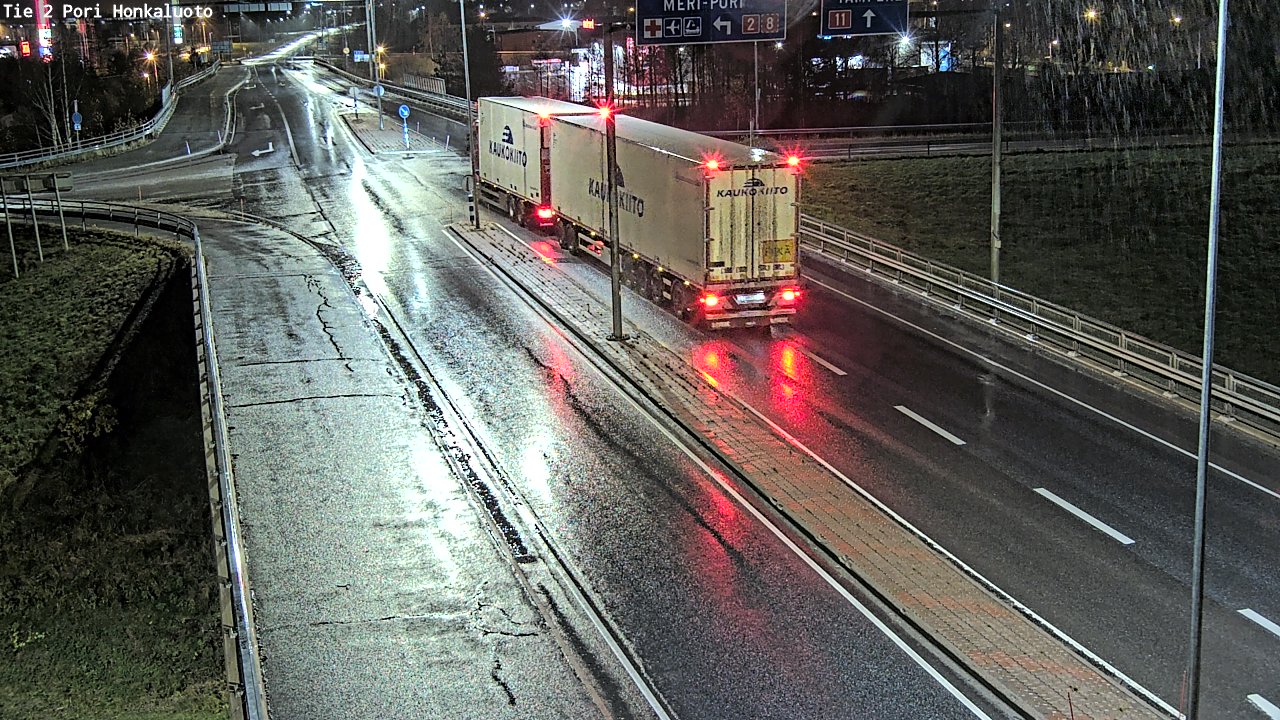 Weather Camera Image Väg 2 Björneborg, Honkaluoto, Pori, Satakunta