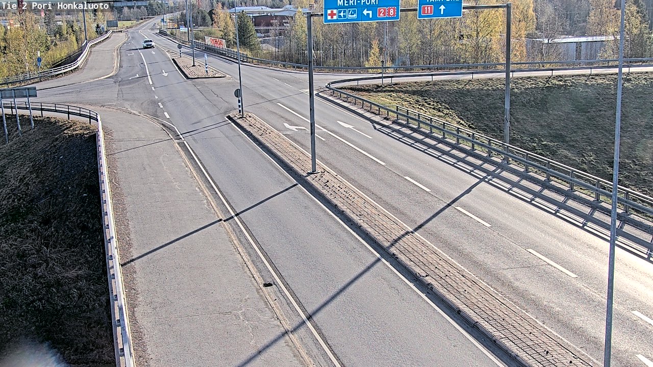 Kelikamerat Kuva Tie 2 Pori, Honkaluoto, Pori, Satakunta