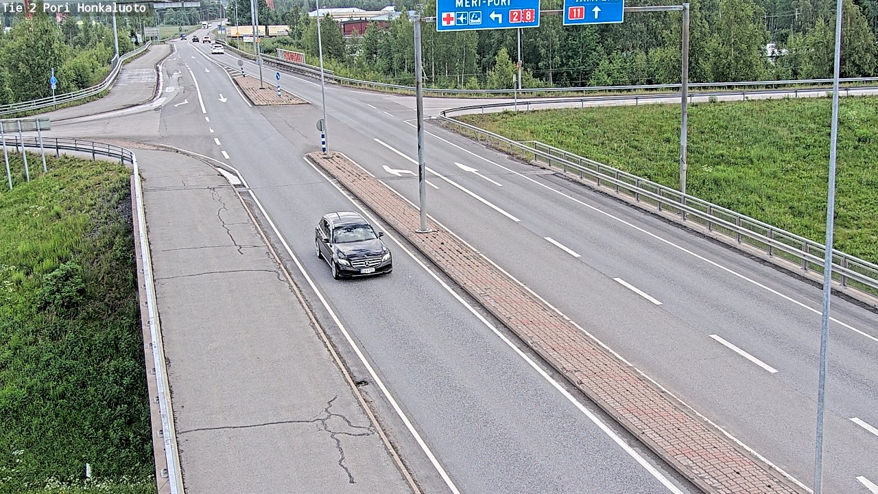 Kelikamerat Kuva Tie 2 Pori, Honkaluoto, Pori, Satakunta