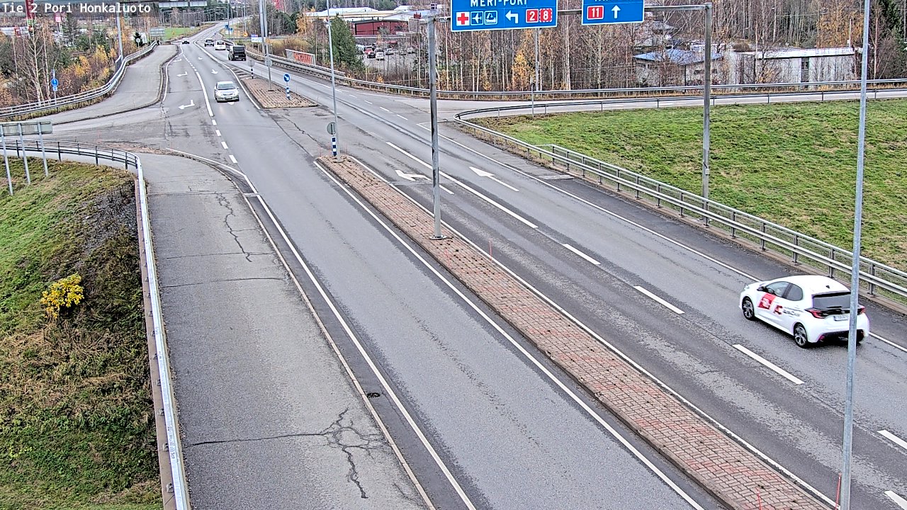 Kelikamerat Kuva Tie 2 Pori, Honkaluoto, Pori, Satakunta