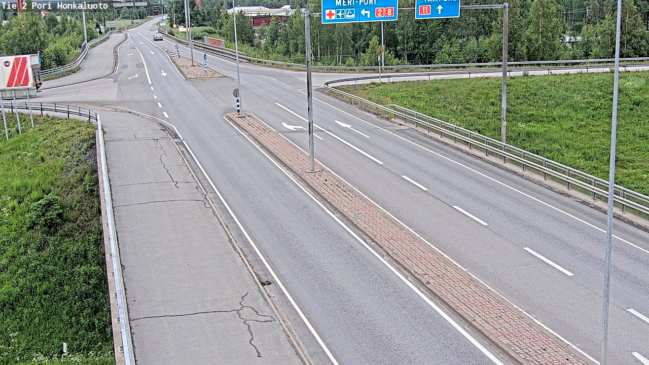 Kelikamerat Kuva Tie 2 Pori, Honkaluoto, Pori, Satakunta