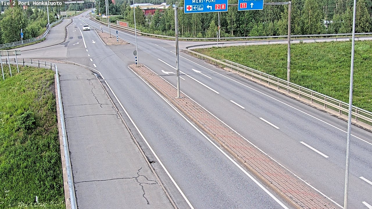 Kelikamerat Kuva Tie 2 Pori, Honkaluoto, Pori, Satakunta