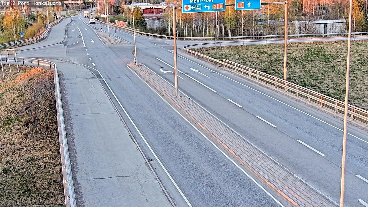 Kelikamerat Kuva Tie 2 Pori, Honkaluoto, Pori, Satakunta