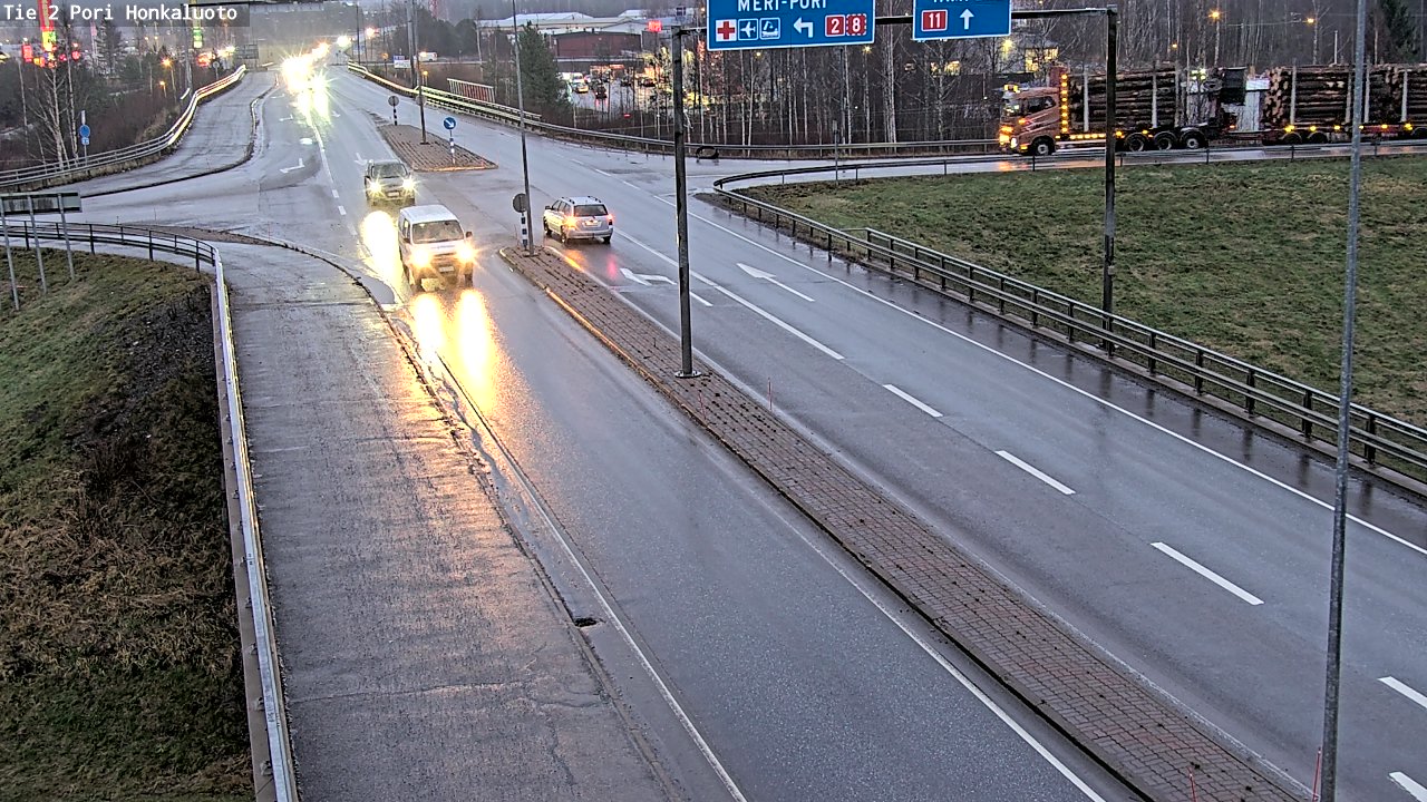 Weather Camera Image Road 2 Pori, Honkaluoto, Pori, Satakunta