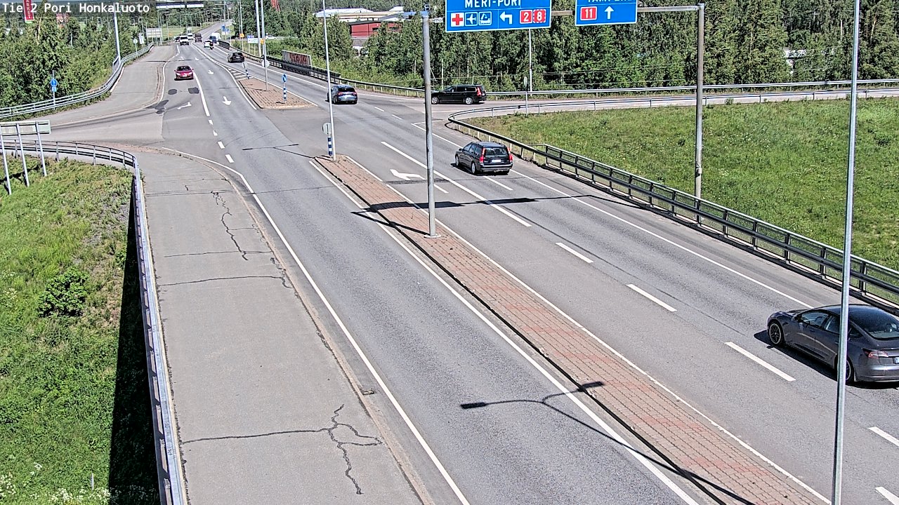 Weather Camera Image Road 2 Pori, Honkaluoto, Pori, Satakunta