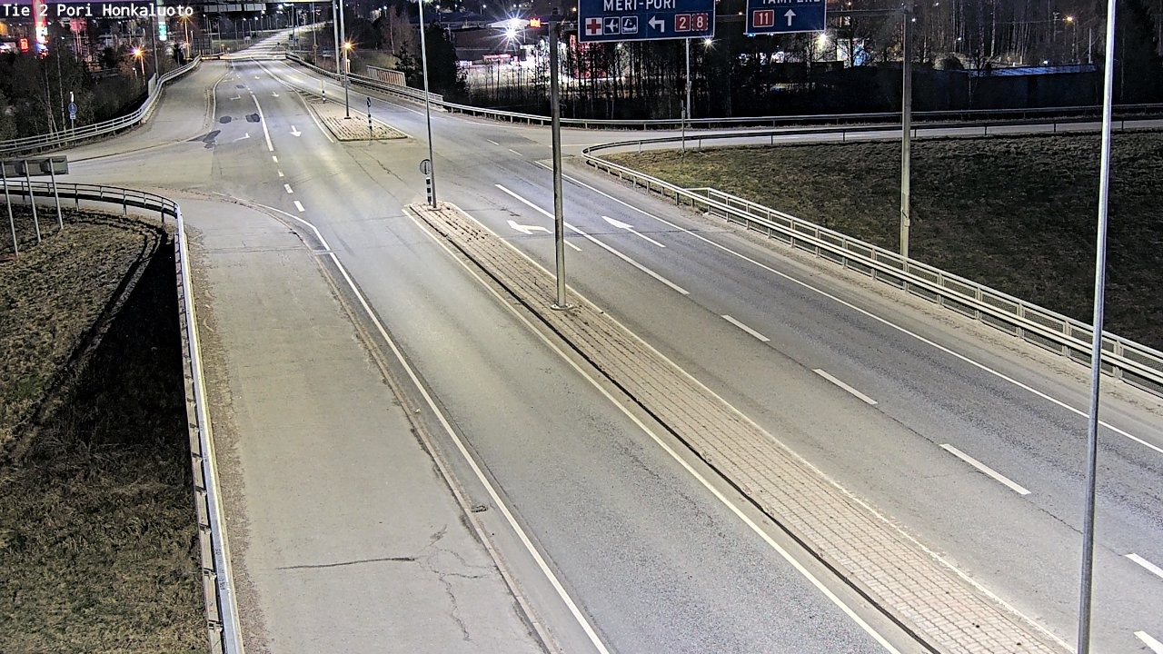 Weather Camera Image Väg 2 Björneborg, Honkaluoto, Pori, Satakunta