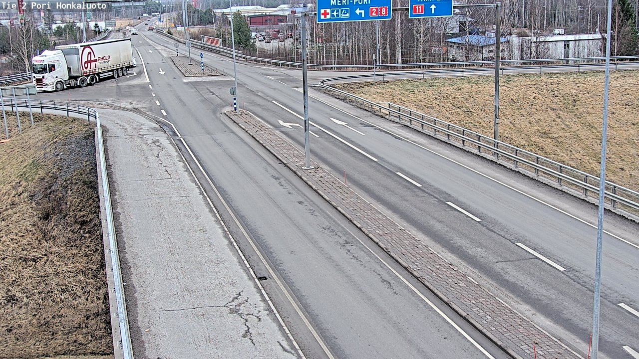 Kelikamerat Kuva Tie 2 Pori, Honkaluoto, Pori, Satakunta