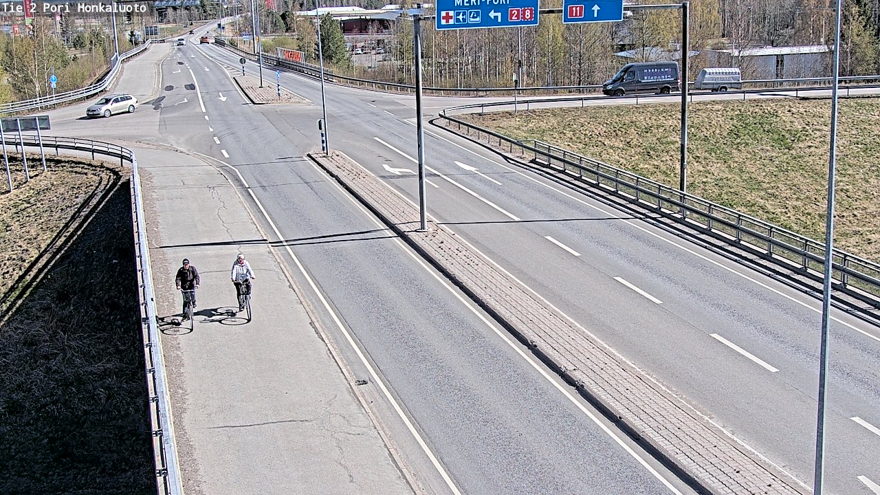 Kelikamerat Kuva Tie 2 Pori, Honkaluoto, Pori, Satakunta