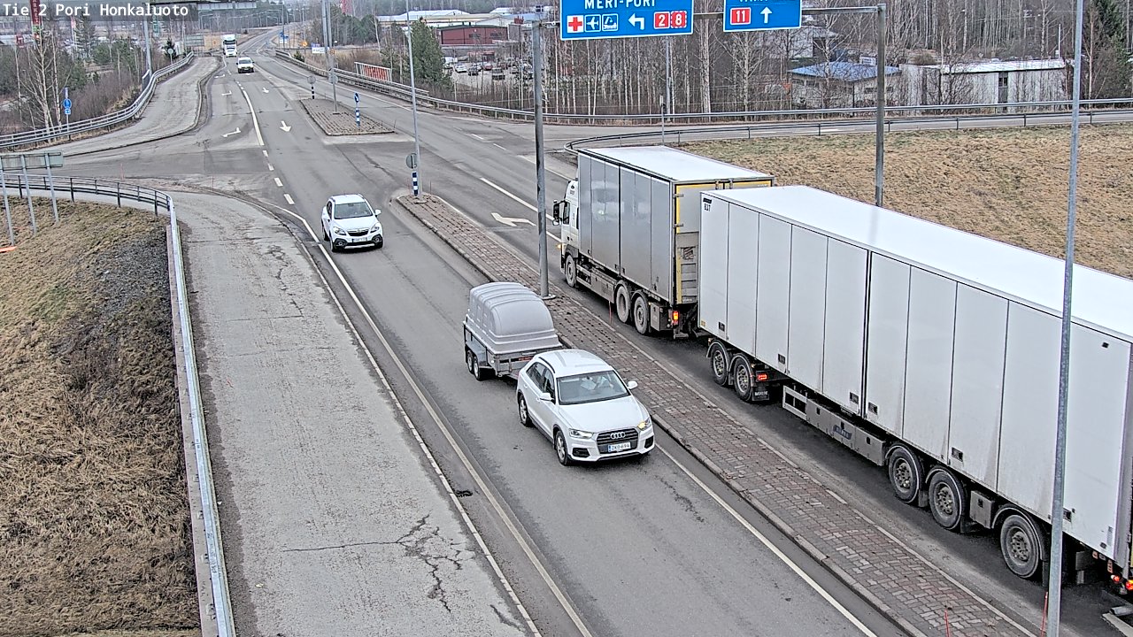 Kelikamerat Kuva Tie 2 Pori, Honkaluoto, Pori, Satakunta