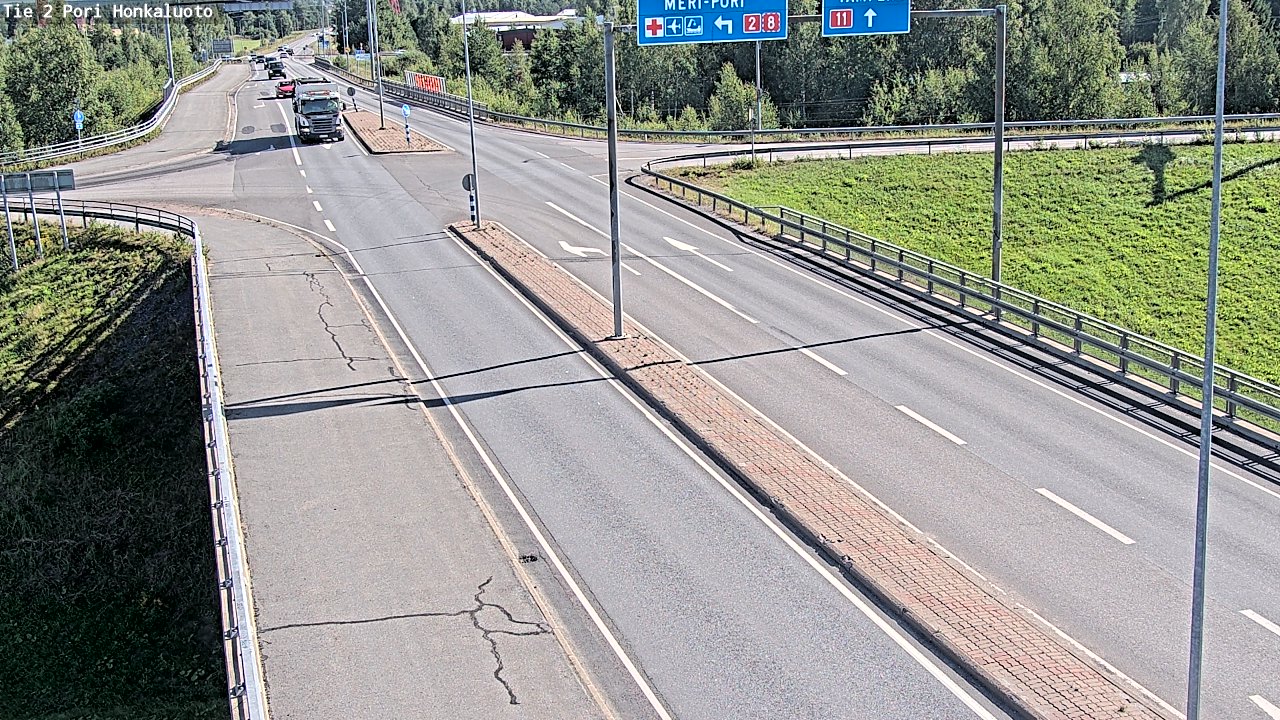 Kelikamerat Kuva Tie 2 Pori, Honkaluoto, Pori, Satakunta