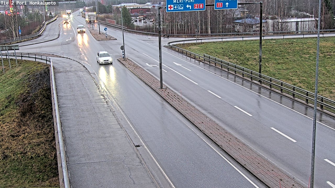 Weather Camera Image Road 2 Pori, Honkaluoto, Pori, Satakunta
