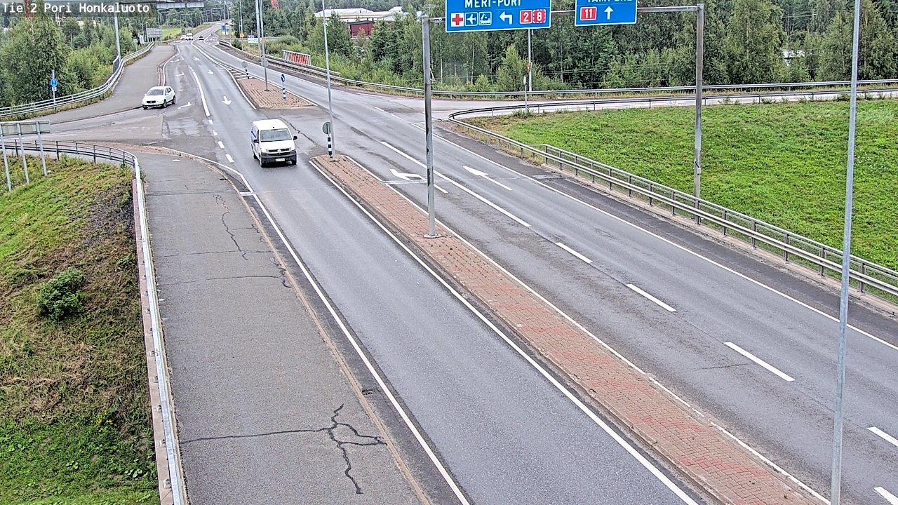 Weather Camera Image Road 2 Pori, Honkaluoto, Pori, Satakunta