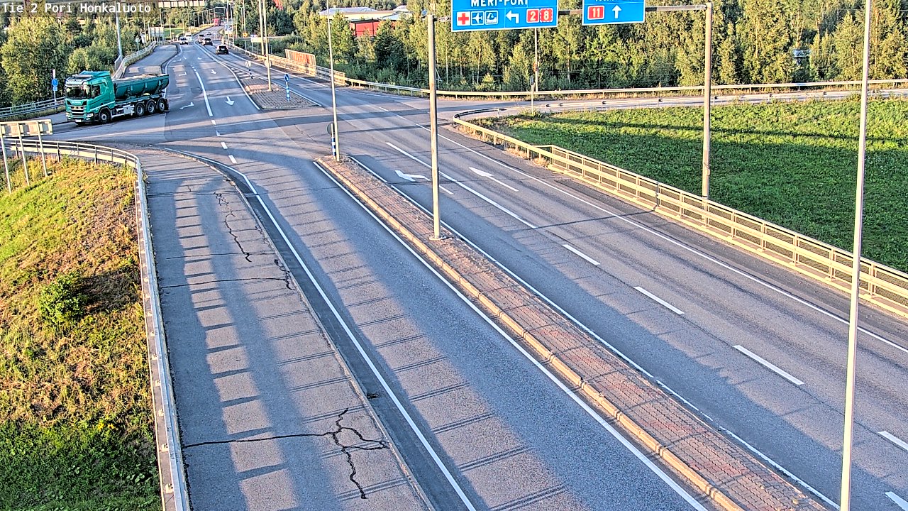 Kelikamerat Kuva Tie 2 Pori, Honkaluoto, Pori, Satakunta