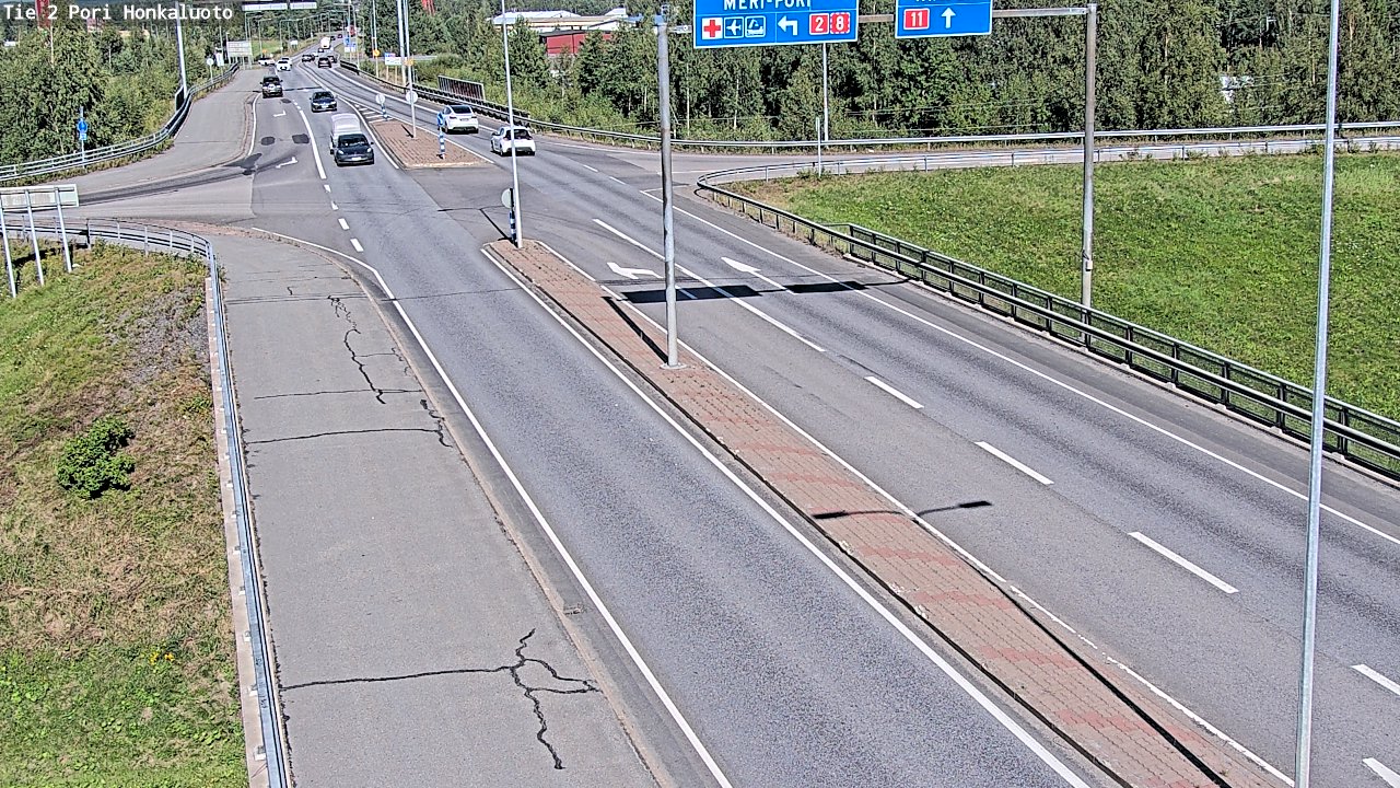 Kelikamerat Kuva Tie 2 Pori, Honkaluoto, Pori, Satakunta