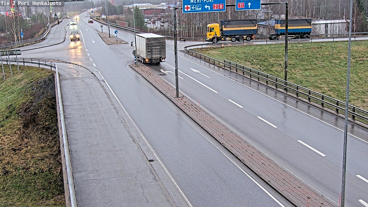 Weather Camera Image Road 2 Pori, Honkaluoto, Pori, Satakunta