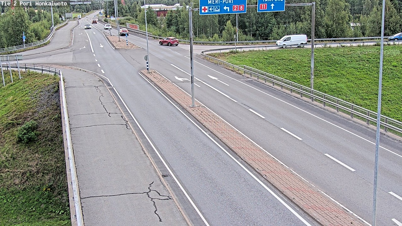 Weather Camera Image Road 2 Pori, Honkaluoto, Pori, Satakunta