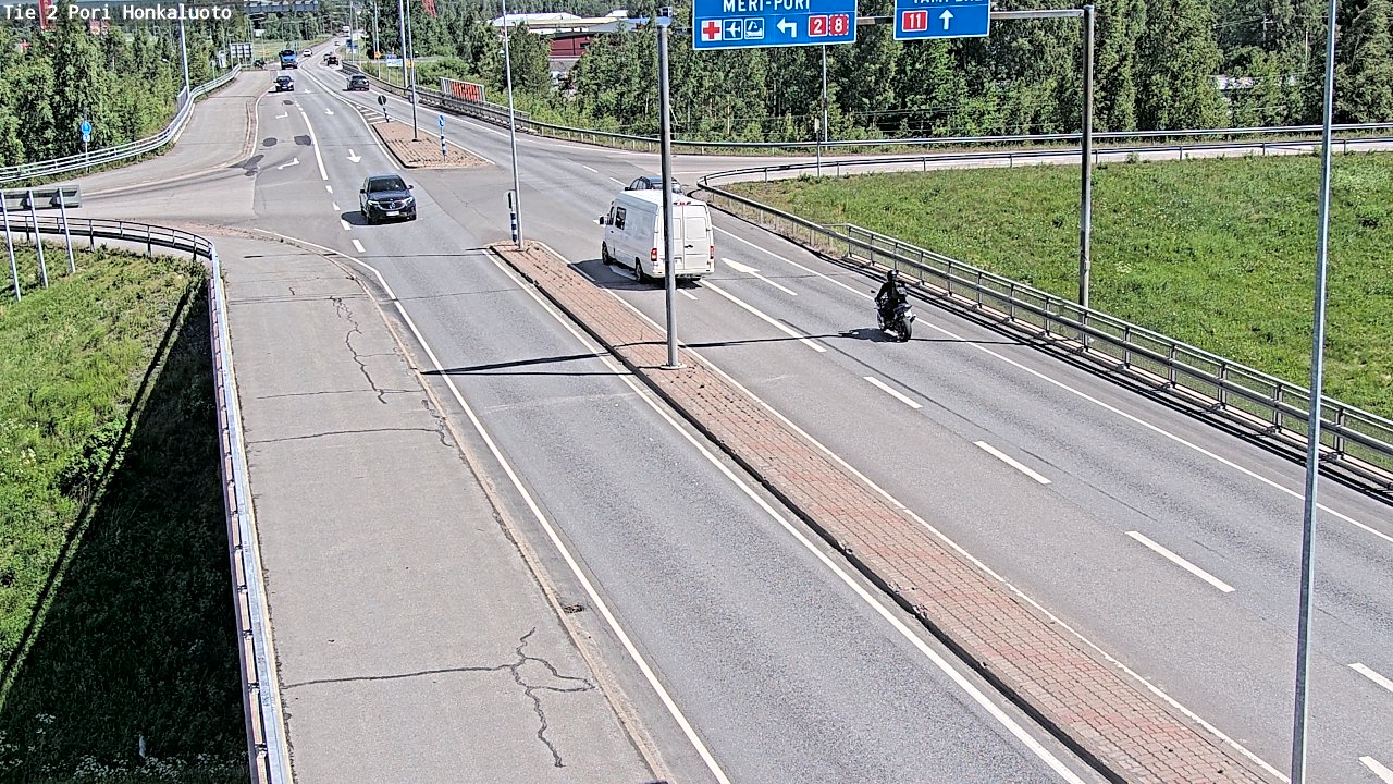 Weather Camera Image Road 2 Pori, Honkaluoto, Pori, Satakunta