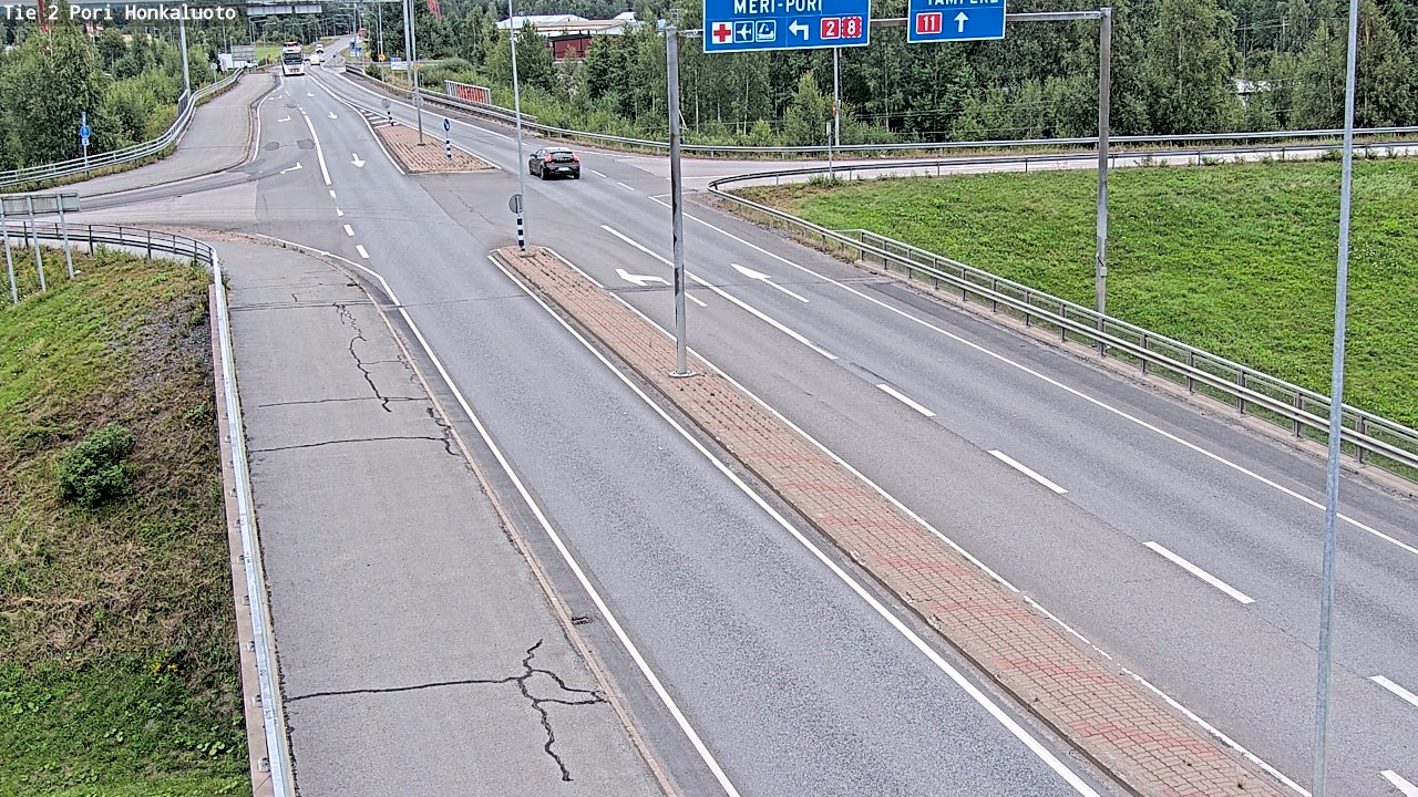 Weather Camera Image Road 2 Pori, Honkaluoto, Pori, Satakunta