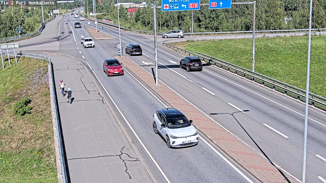 Kelikamerat Kuva Tie 2 Pori, Honkaluoto, Pori, Satakunta