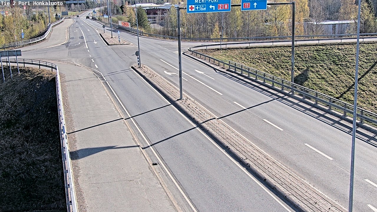Kelikamerat Kuva Tie 2 Pori, Honkaluoto, Pori, Satakunta