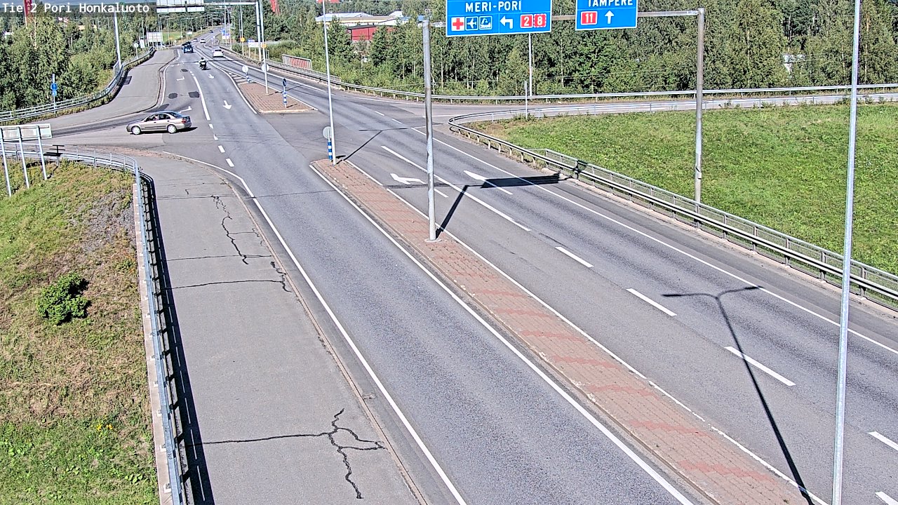 Kelikamerat Kuva Tie 2 Pori, Honkaluoto, Pori, Satakunta