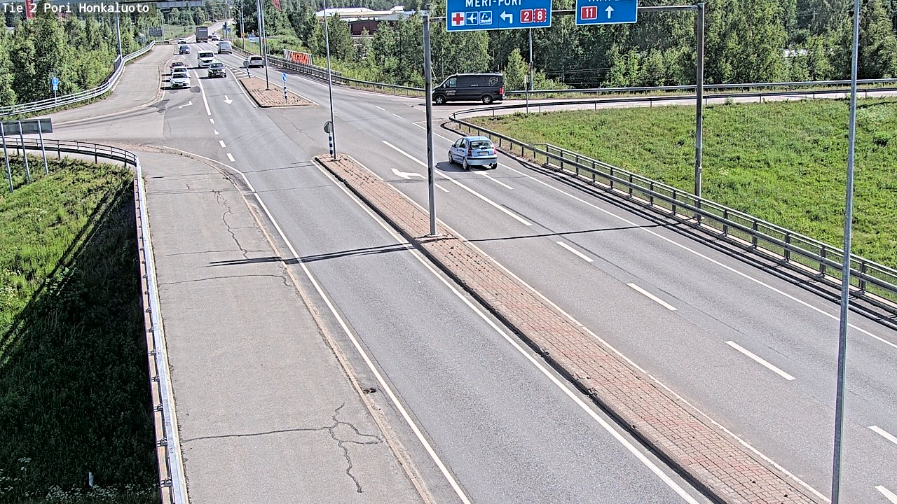Weather Camera Image Road 2 Pori, Honkaluoto, Pori, Satakunta
