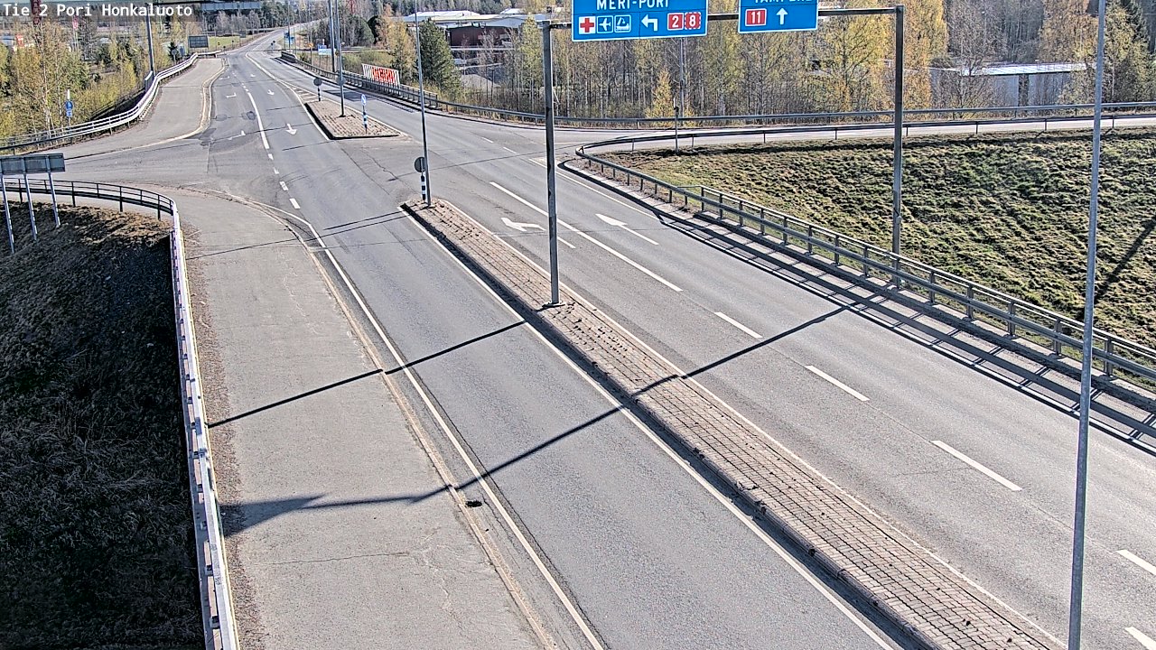 Kelikamerat Kuva Tie 2 Pori, Honkaluoto, Pori, Satakunta