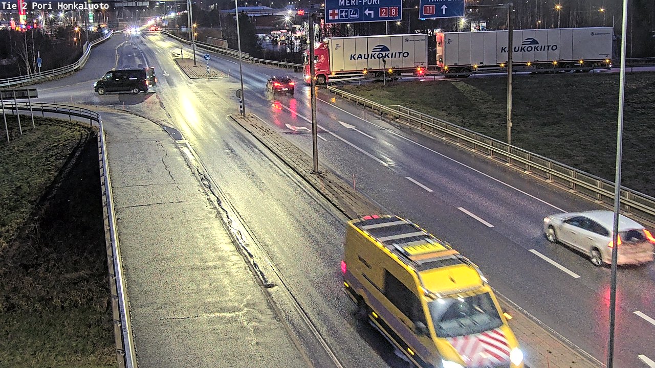 Weather Camera Image Road 2 Pori, Honkaluoto, Pori, Satakunta