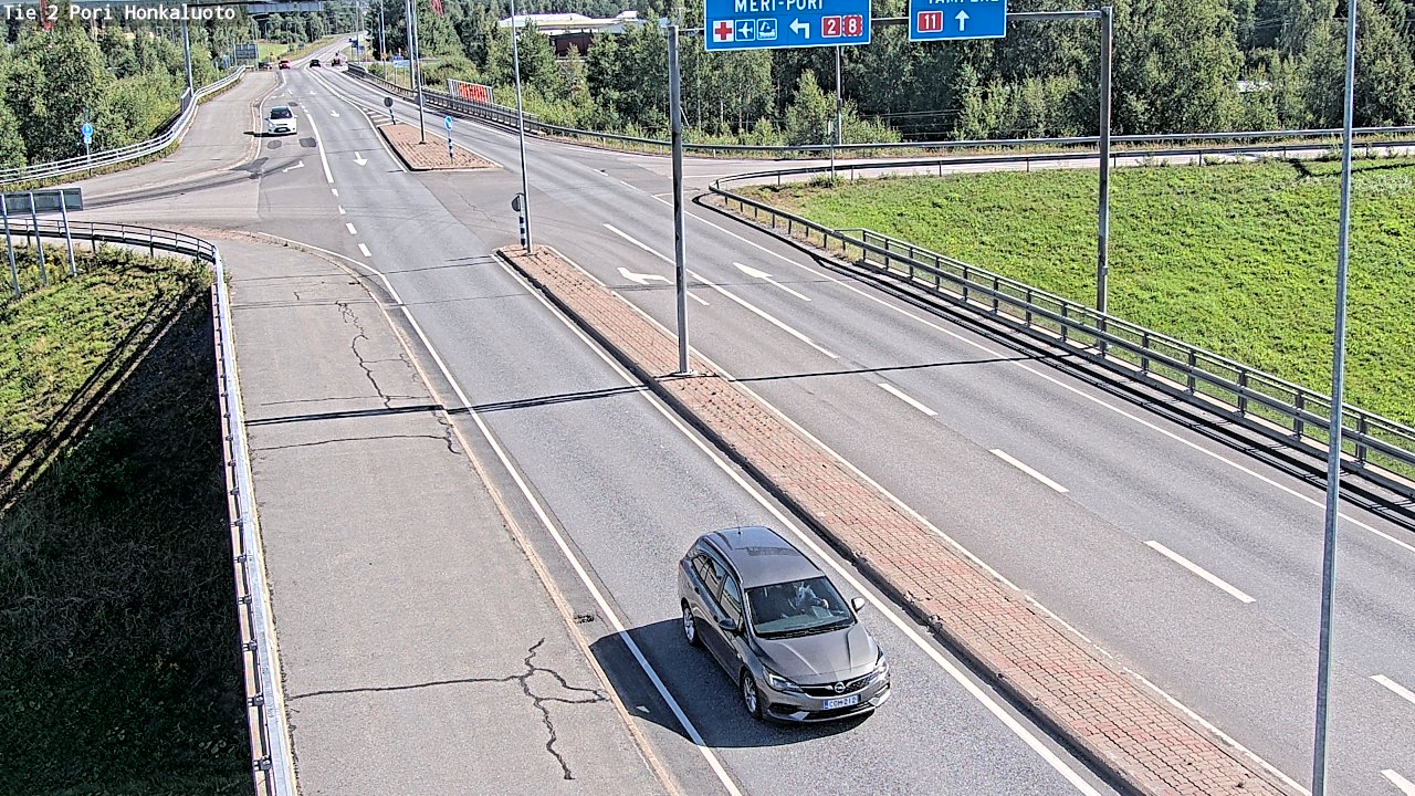 Kelikamerat Kuva Tie 2 Pori, Honkaluoto, Pori, Satakunta
