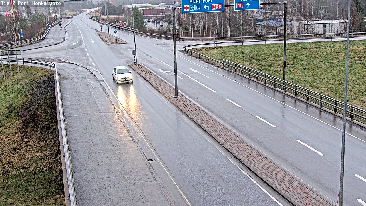 Weather Camera Image Road 2 Pori, Honkaluoto, Pori, Satakunta