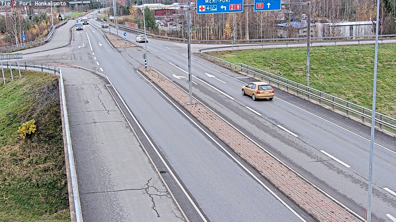 Kelikamerat Kuva Tie 2 Pori, Honkaluoto, Pori, Satakunta