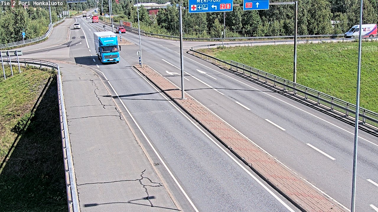 Kelikamerat Kuva Tie 2 Pori, Honkaluoto, Pori, Satakunta