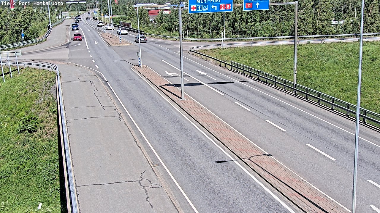 Weather Camera Image Road 2 Pori, Honkaluoto, Pori, Satakunta