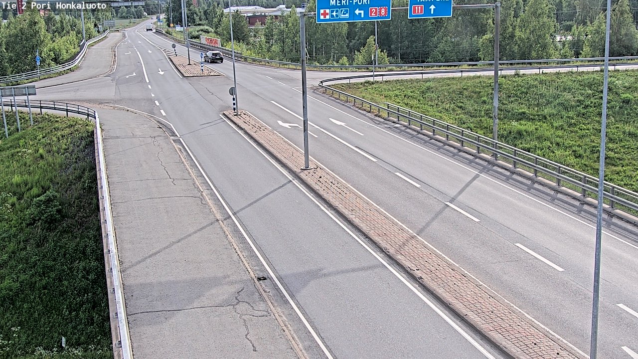 Kelikamerat Kuva Tie 2 Pori, Honkaluoto, Pori, Satakunta