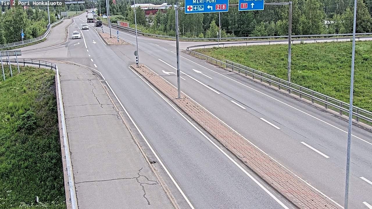 Weather Camera Image Road 2 Pori, Honkaluoto, Pori, Satakunta