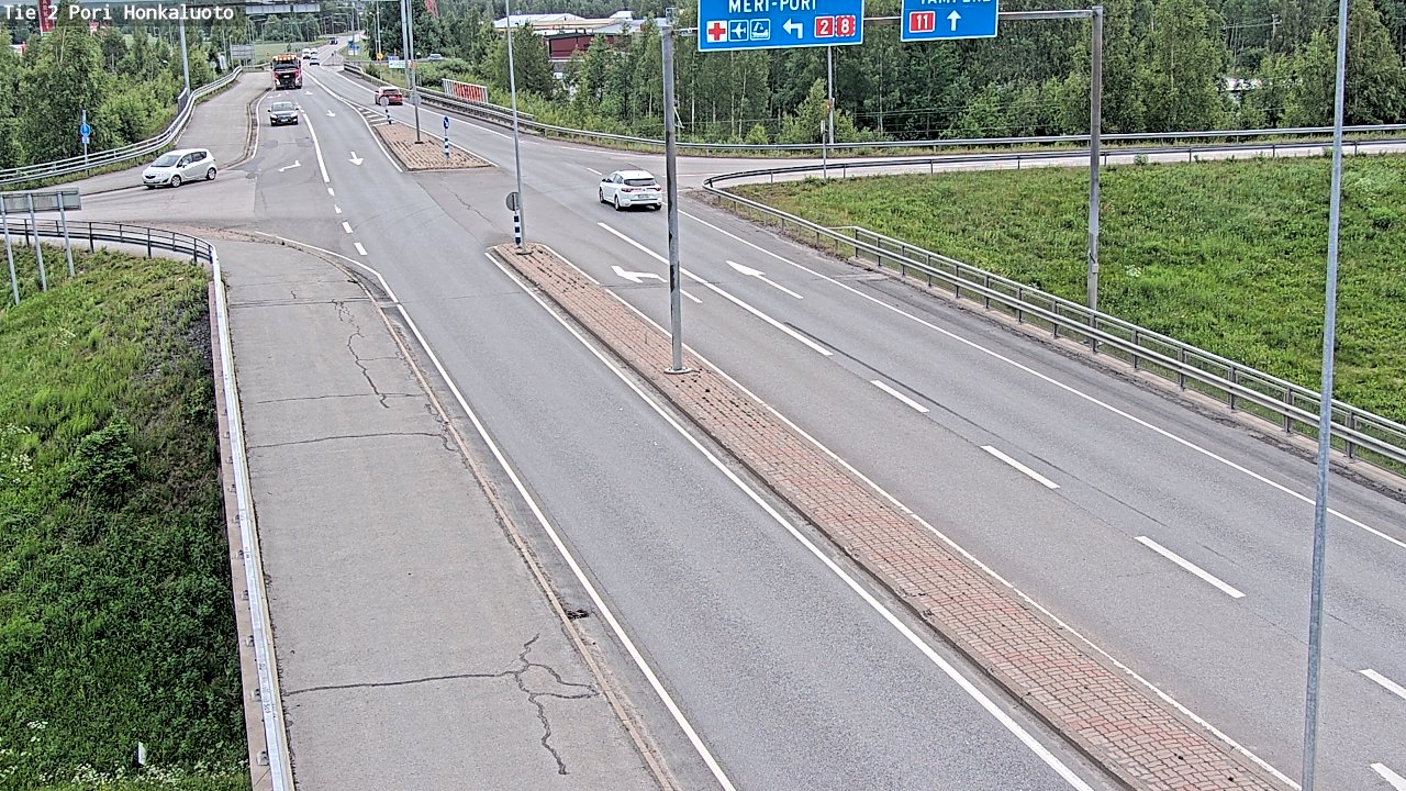 Weather Camera Image Road 2 Pori, Honkaluoto, Pori, Satakunta