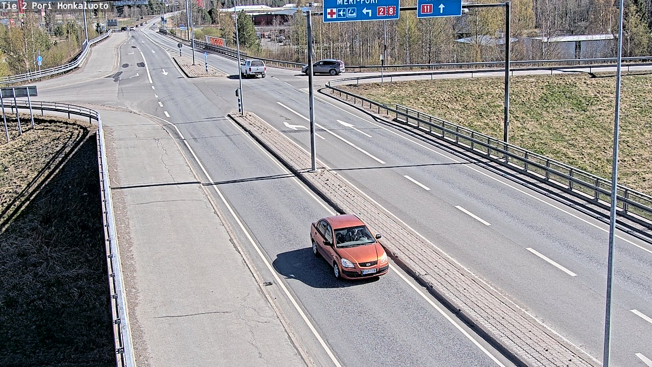 Kelikamerat Kuva Tie 2 Pori, Honkaluoto, Pori, Satakunta