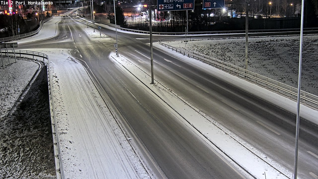 Weather Camera Image Väg 2 Björneborg, Honkaluoto, Pori, Satakunta