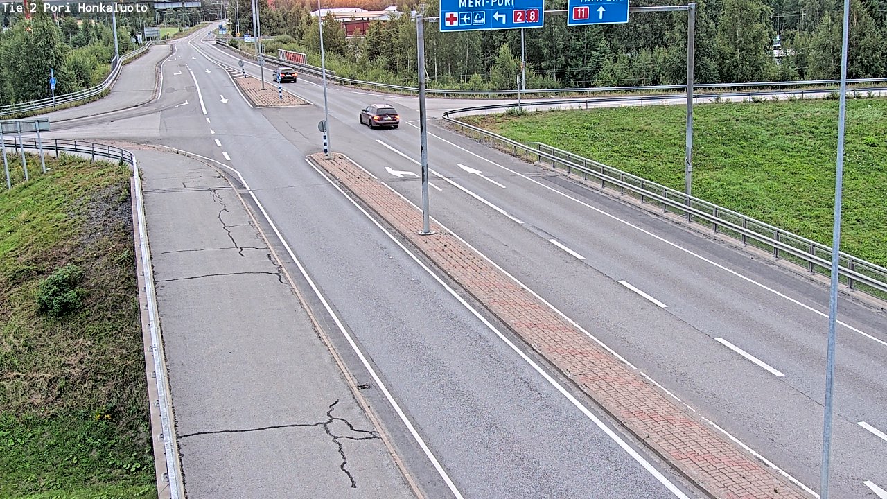 Weather Camera Image Road 2 Pori, Honkaluoto, Pori, Satakunta