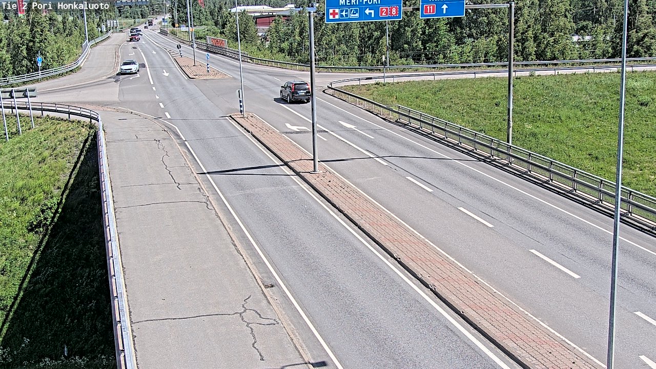 Weather Camera Image Road 2 Pori, Honkaluoto, Pori, Satakunta