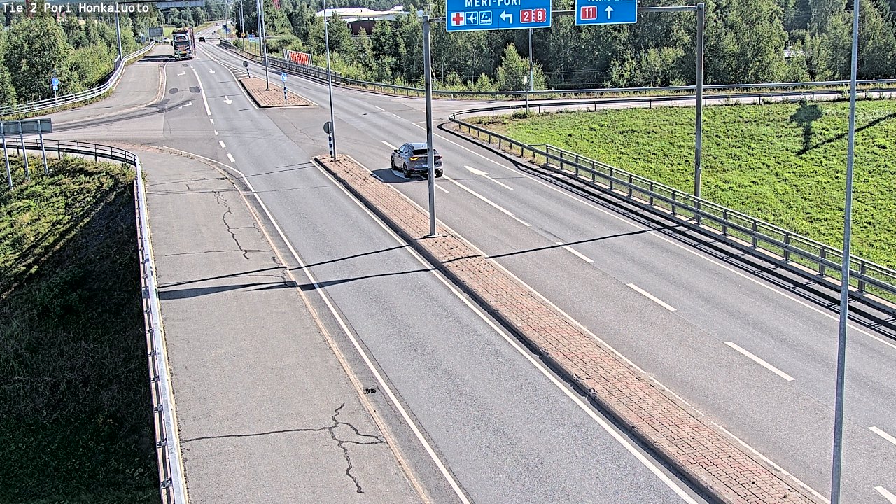 Kelikamerat Kuva Tie 2 Pori, Honkaluoto, Pori, Satakunta