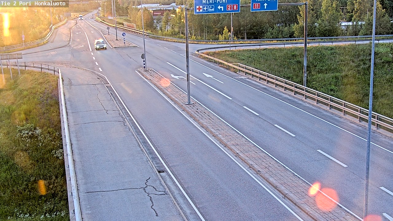 Weather Camera Image Road 2 Pori, Honkaluoto, Pori, Satakunta