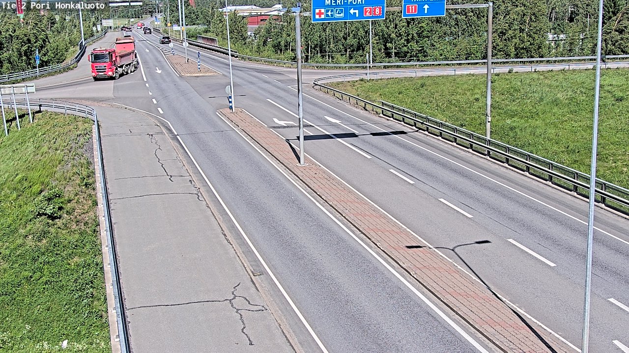 Weather Camera Image Road 2 Pori, Honkaluoto, Pori, Satakunta