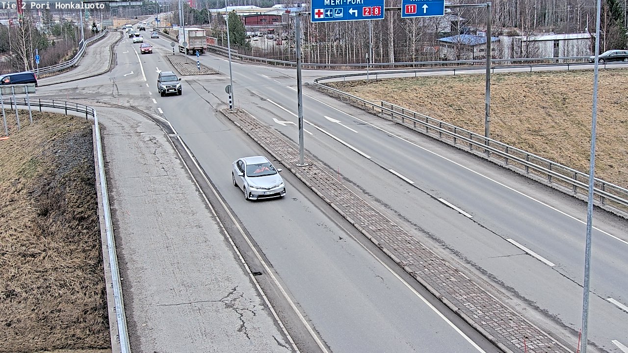 Weather Camera Image Road 2 Pori, Honkaluoto, Pori, Satakunta