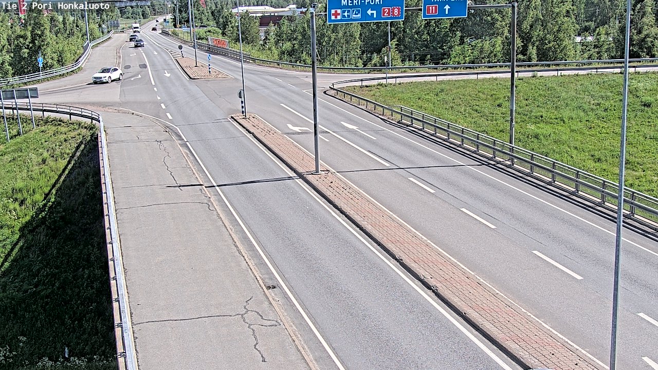 Weather Camera Image Road 2 Pori, Honkaluoto, Pori, Satakunta