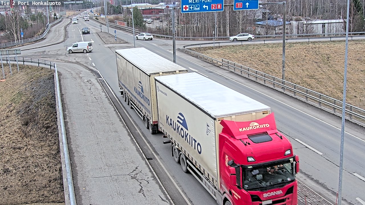 Weather Camera Image Road 2 Pori, Honkaluoto, Pori, Satakunta