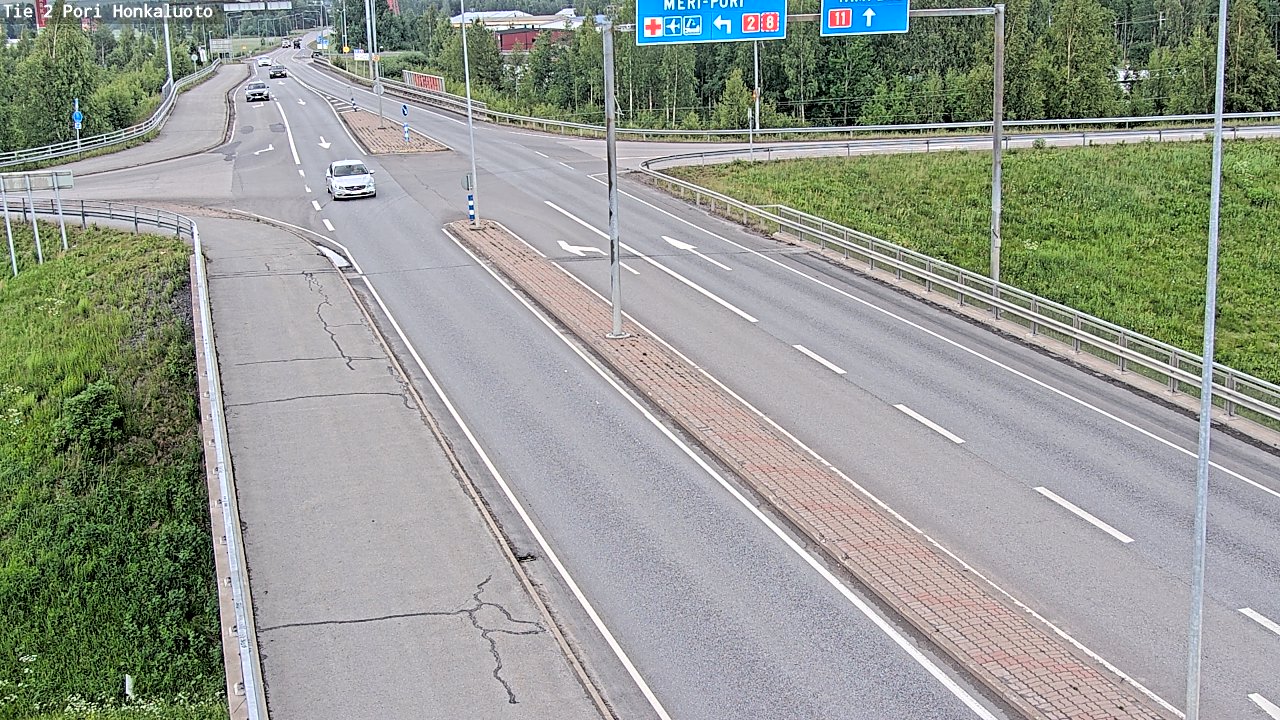 Kelikamerat Kuva Tie 2 Pori, Honkaluoto, Pori, Satakunta