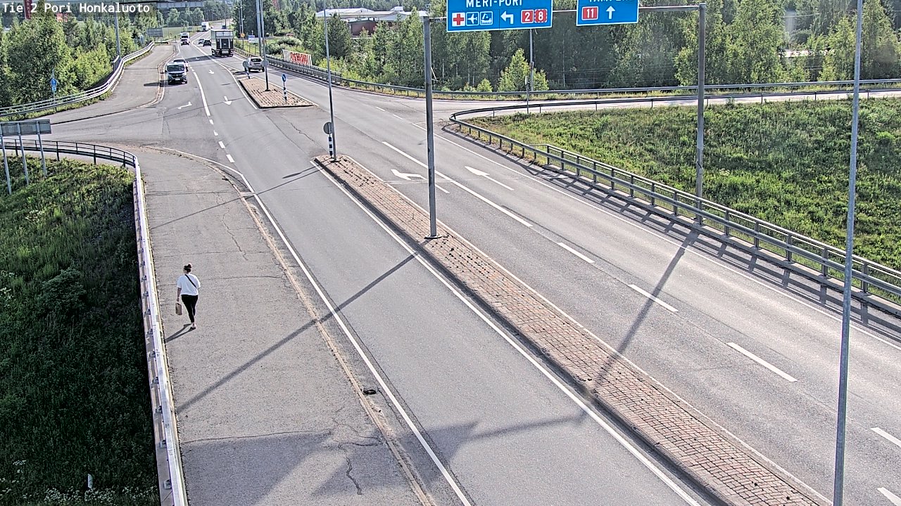 Weather Camera Image Road 2 Pori, Honkaluoto, Pori, Satakunta