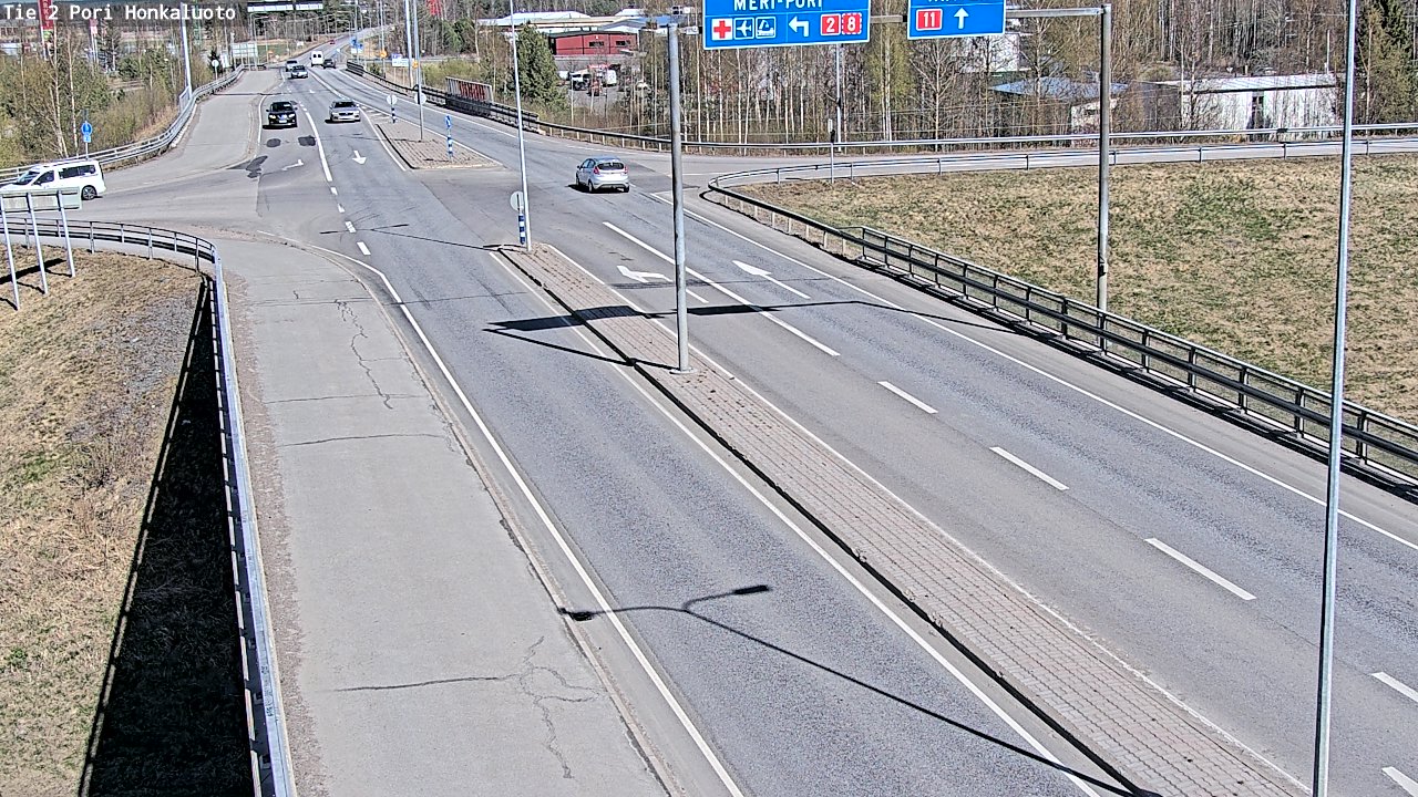 Kelikamerat Kuva Tie 2 Pori, Honkaluoto, Pori, Satakunta